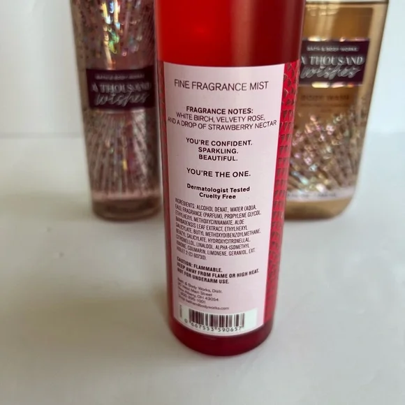 Bath & Body Works Mixed Lot (4) 1 Shower Gel, 3 Fragrance Mist, - Picture 3 of 10
